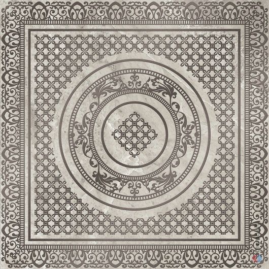 Плитка Vermont Deco Regio Plata (49,1x49,1) - Ceracasa
