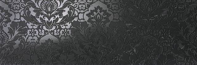 Плитка Roma Classic Damasco Nero Reale Inserto (30,5x91,5) - Fap Ceramiche