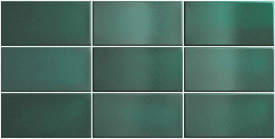 Плитка 25033 Crackle Esmerald Green (7,5x15) - Equipe