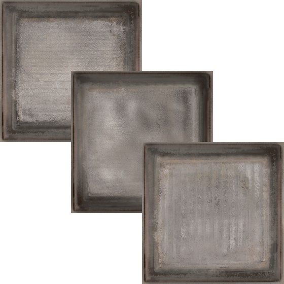 Плитка 563547 Glass Blocks Dusty Black (20x20) - Iris Ceramica