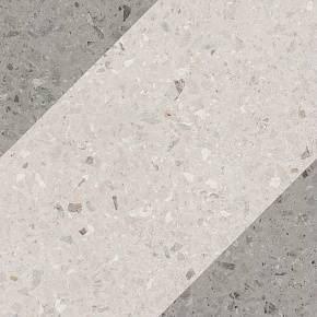 Плитка Drops Natural Bit Decor Grey (18,5x18,5) - Wow