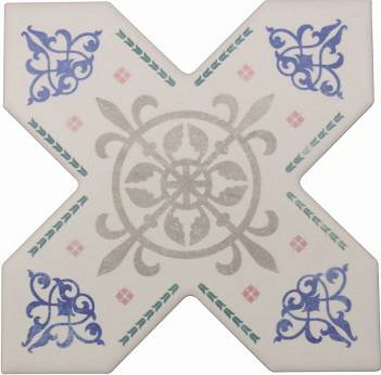 Плитка Becolors Cross Dec. Arabesque (13,25x13,25) - Cevica