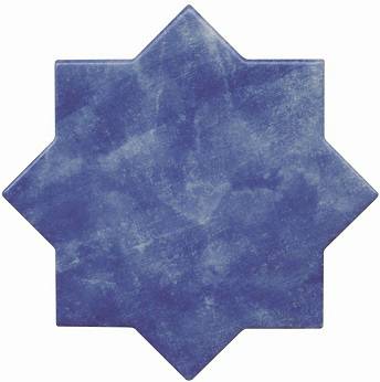 Плитка Becolors Star Electric Blue (13,25x13,25) - Cevica