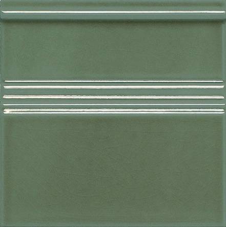 Плитка ADMO5205 Modernista Rodapie Clasico C/C Verde Oscuro (15x15) - Adex
