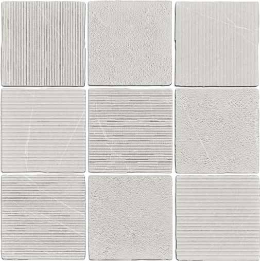 Плитка Gea Carved Grey (12,5x12,5) - Wow