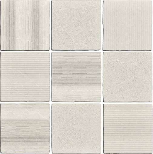 Плитка Gea Carved Linen (12,5x12,5) - Wow