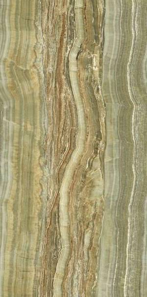 Плитка Green Onyx Vein Cut Levigato Silk (150x300) - Ariostea