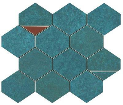 Плитка 9BNV Blaze Mosaico Nest Verdigris (29,4x25,8) - Atlas Concorde