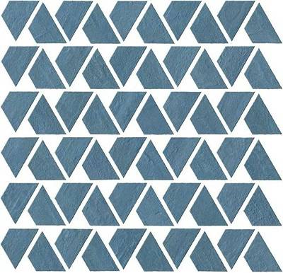 Плитка 9RFB Raw Blue Flag Mosaico (31,1x31,6) - Atlas Concorde