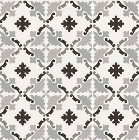 Плитка Patchwork B&W 03 (20x20) - Sant Agostino