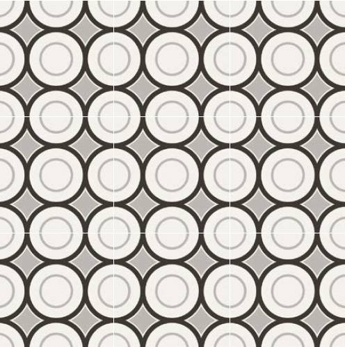 Плитка Patchwork B&W 05 (20x20) - Sant Agostino