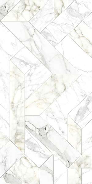 Плитка Rhapsody Outline White Lev. (60x120) - Naxos