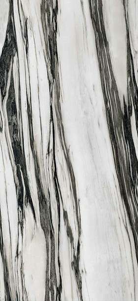 Плитка 766407 B&W Marble Fall Glossy (60x120) - Floor Gres