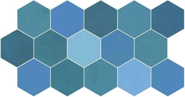 Плитка Hexatile Aquamarine (26,5x51) - Realonda