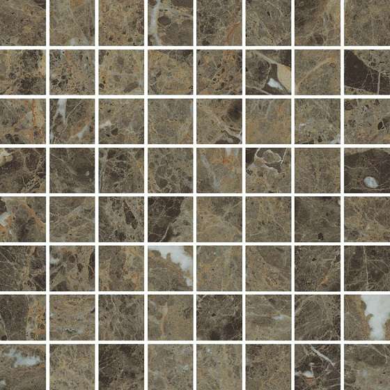 Плитка Charme Deluxe Emperador Dark Mosaico Lux (610110000636) (29,2x29,2) - Italon