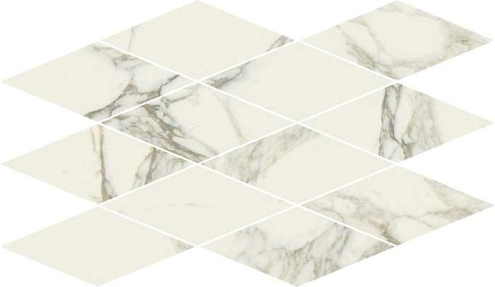 Плитка Charme Deluxe Arabescato White Mosaico Diamond (620110000112) (28x48) - Italon