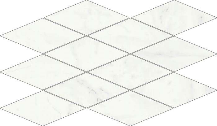 Плитка Charme Deluxe Bianco Michelangelo Mosaico Diamond (620110000111) (28x48) - Italon