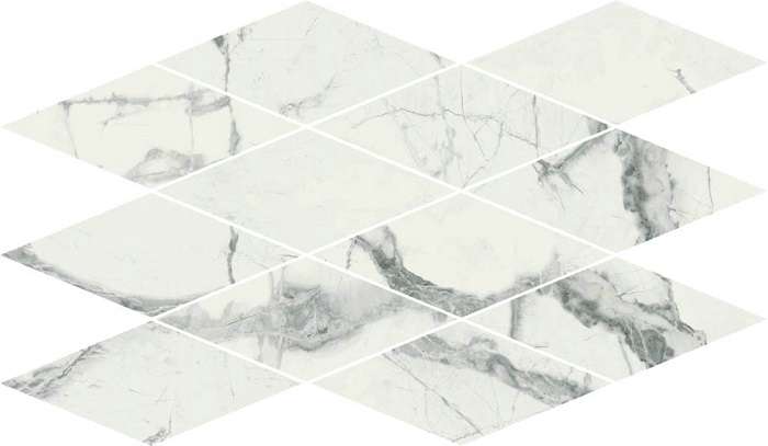 Плитка Charme Deluxe Invisible White Mosaico Diamond (620110000113) (28x48) - Italon