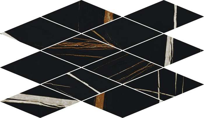 Плитка Charme Deluxe Sahara Noir Mosaico Diamond (620110000116) (28x48) - Italon