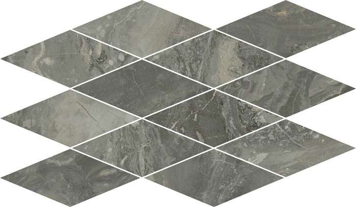 Плитка Charme Deluxe Grigio Orobico Mosaico Diamond (620110000118) (28x48) - Italon