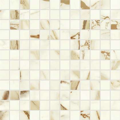 Плитка A426 Marvel Calacatta Imperiale Mosaico Lapp (30x30) - Atlas Concorde