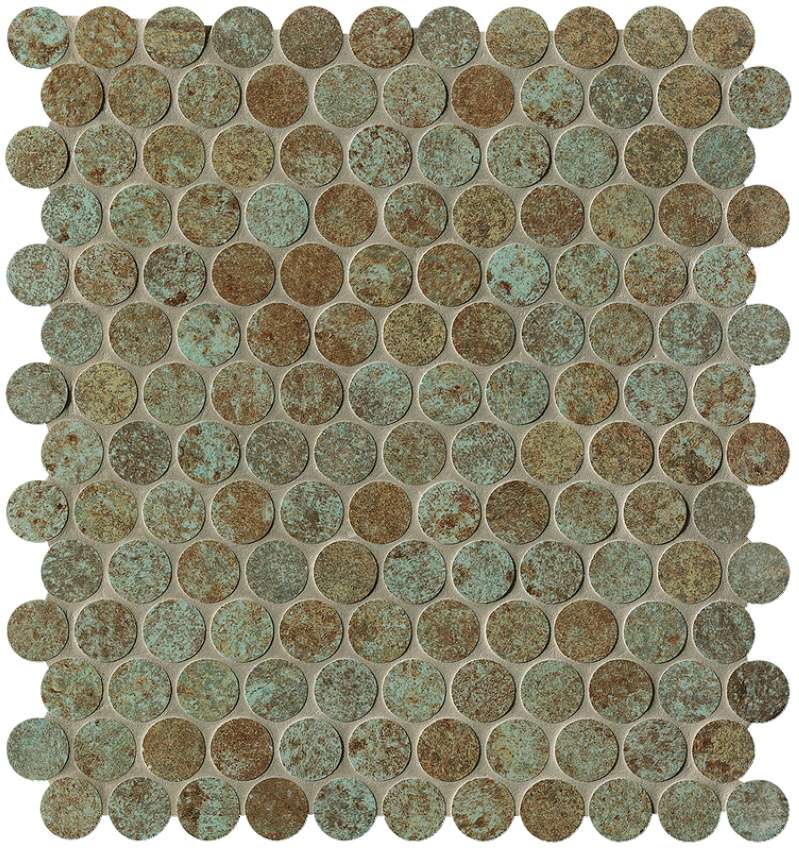 Плитка Fap Sheer Deco Rust Round Mosaico (29,5x32,5) - Fap Ceramiche