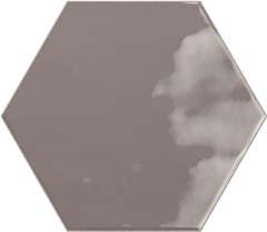 Плитка PT03139 Geometry Hex Charcoal Glossy (15x17,3) - Ceramica Ribesalbes