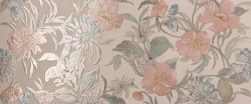 Плитка fQDD Milano Mood Flower Cipria (50x120) - Fap Ceramiche