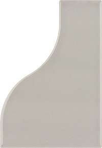 Плитка 28845 Equipe Curve Grey Gloss (8,3x12) - Equipe