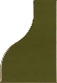 Плитка 28850 Equipe Curve Garden Green Gloss (8,3x12) - Equipe