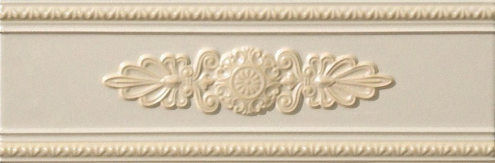 Плитка P17041 Lirica Crema Listello Dec. (10x30) - Vallelunga