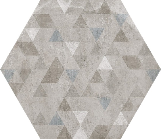 Плитка 23615 Urban Hexagon Forest Silver (29,2x25,4) - Equipe