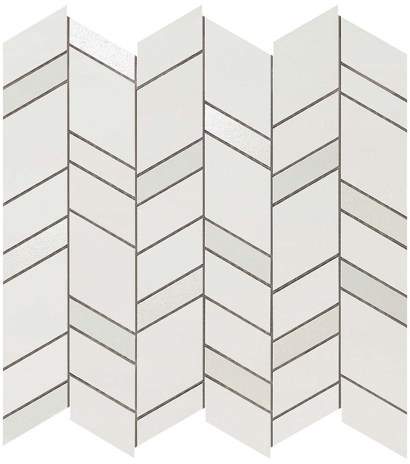 Плитка 9MCH Mek Light Mosaico Chevron (30,5x30,5) - Atlas Concorde