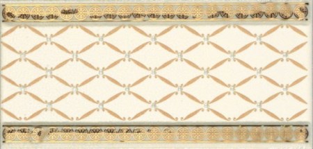 Плитка Cenefa Delis Marfil Gold (10x20) - Almera Ceramica