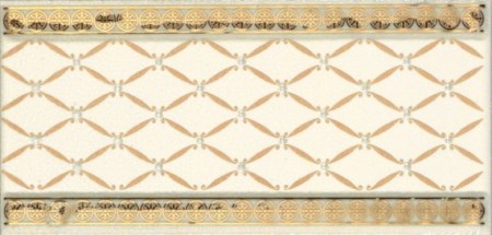 Плитка Cenefa Delis Marfil Gold (10x20) - Almera Ceramica