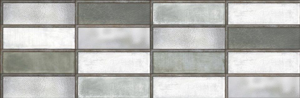 Плитка 562259 Industrial Glass Green (20x60) - Iris Ceramica