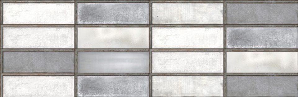 Плитка 562261 Industrial Glass Steel (20x60) - Iris Ceramica