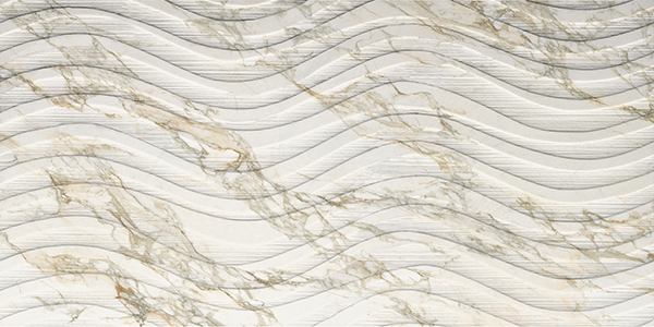 Плитка Marble Experience Calacatta Gold Onda Sq. (60x120) - Impronta Italgraniti