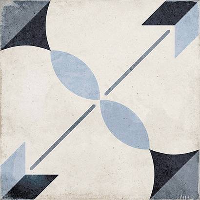 Плитка 24411 Art Nouveau Arcade Blue (20x20) - Equipe