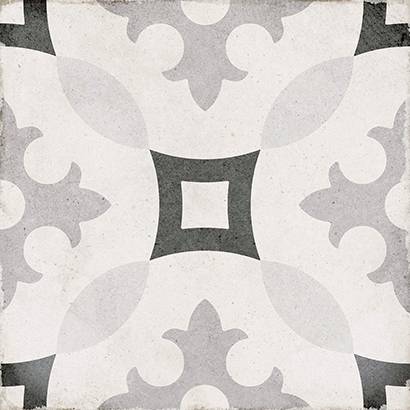 Плитка 24417 Art Nouveau Karlsplatz Grey (20x20) - Equipe