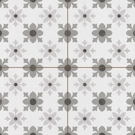 Плитка Hydraulic Lys Silver (45x45) - Kerlife